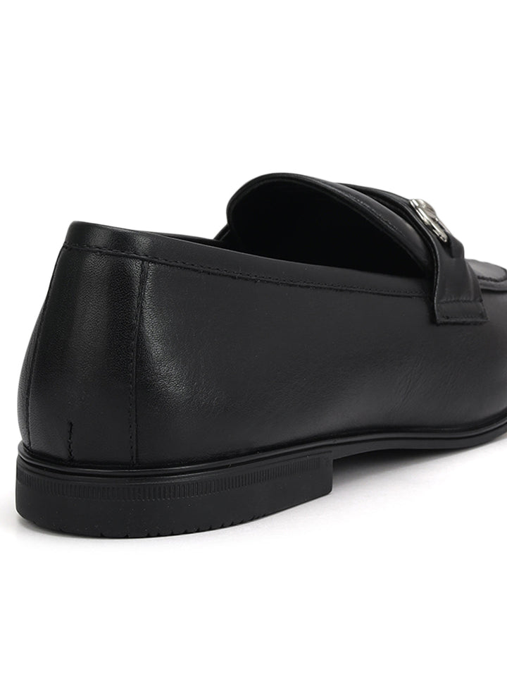 Black Loafers With Buckle
