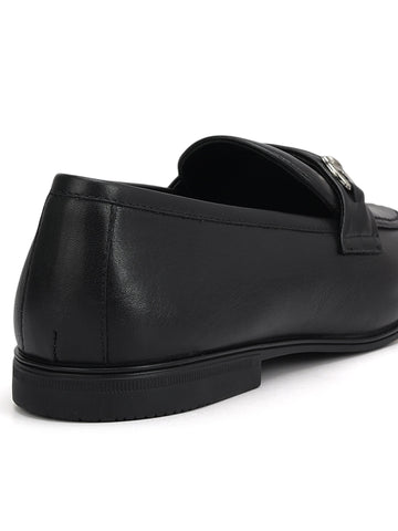 Black Loafers With Buckle