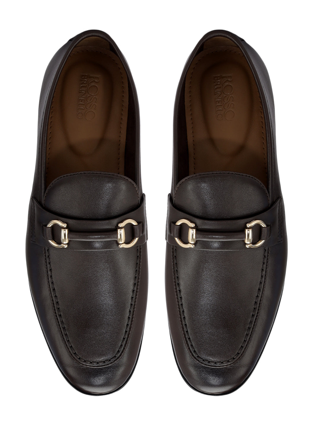 Brown Loafers With Buckle