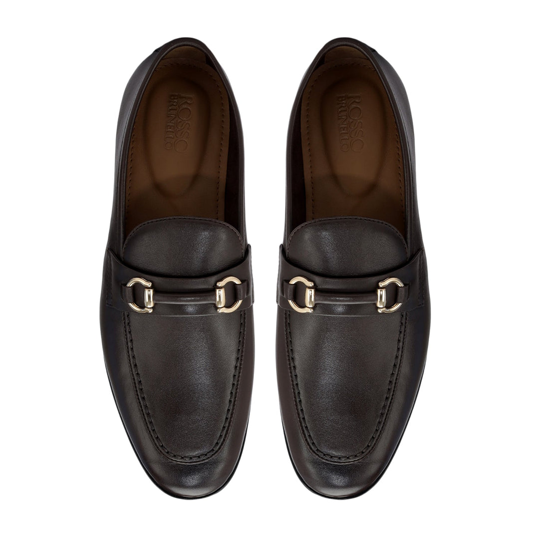 Brown Loafers With Buckle