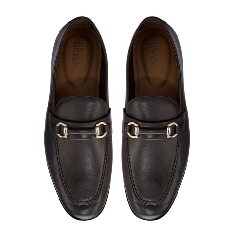 Brown Loafers With Buckle