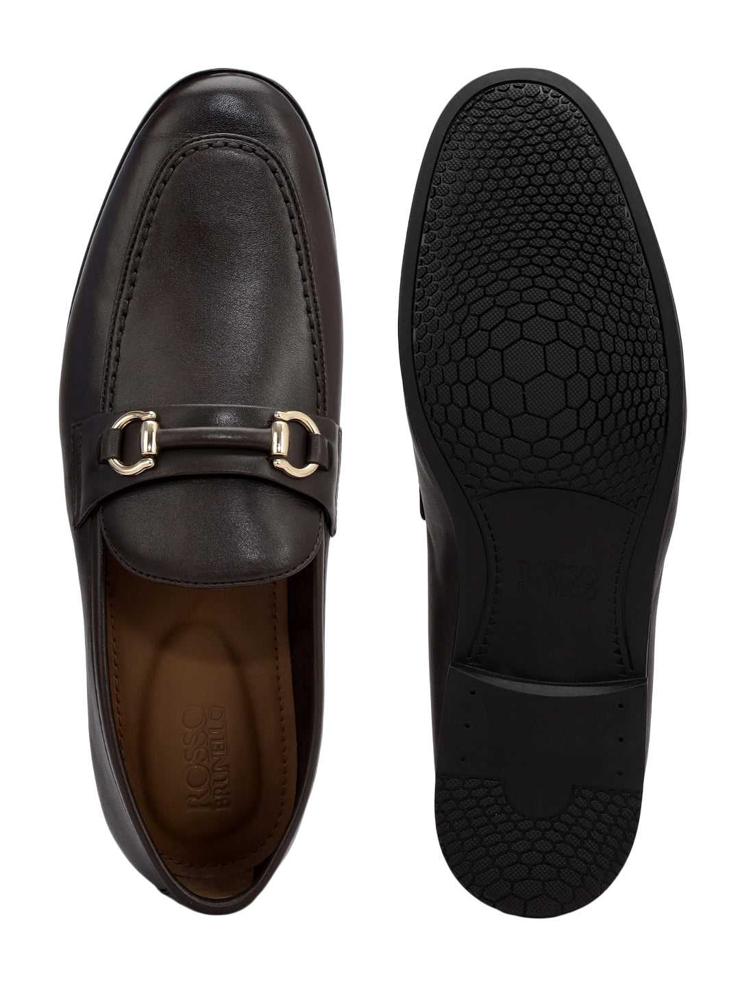 Brown Loafers With Buckle