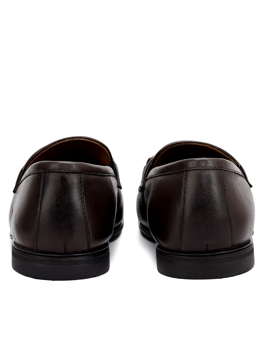 Brown Loafers With Buckle