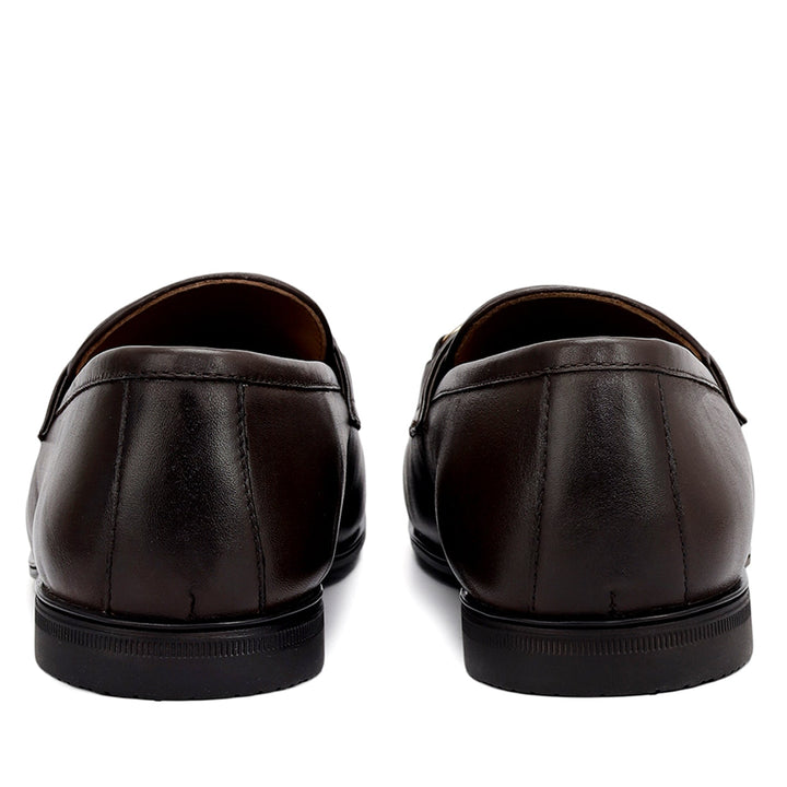 Brown Loafers With Buckle