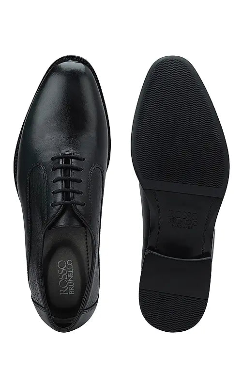 Black Signato Leather Lace Ups