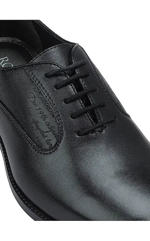 Black Signato Leather Lace Ups