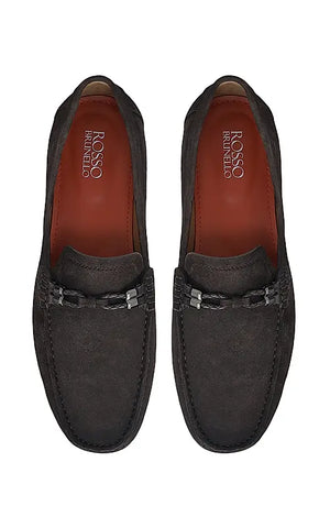 Brown Suede Leather Moccasins