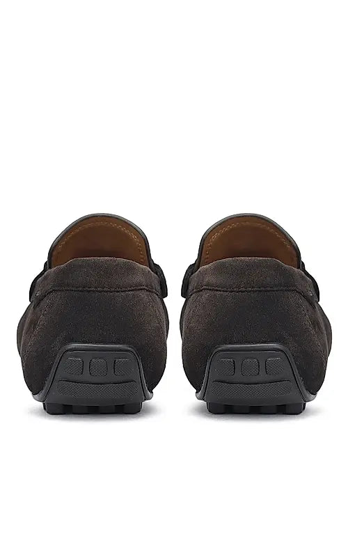 Brown Suede Leather Moccasins