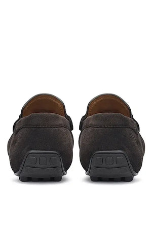 Brown Suede Leather Moccasins