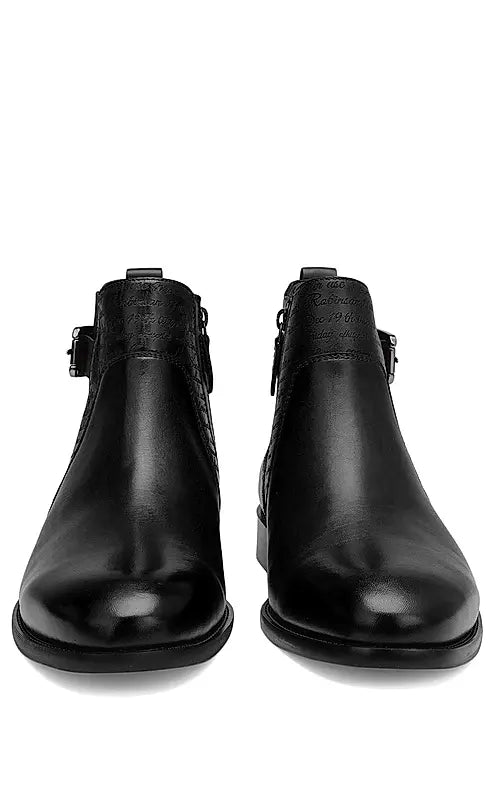 Black Signato Leather Boots