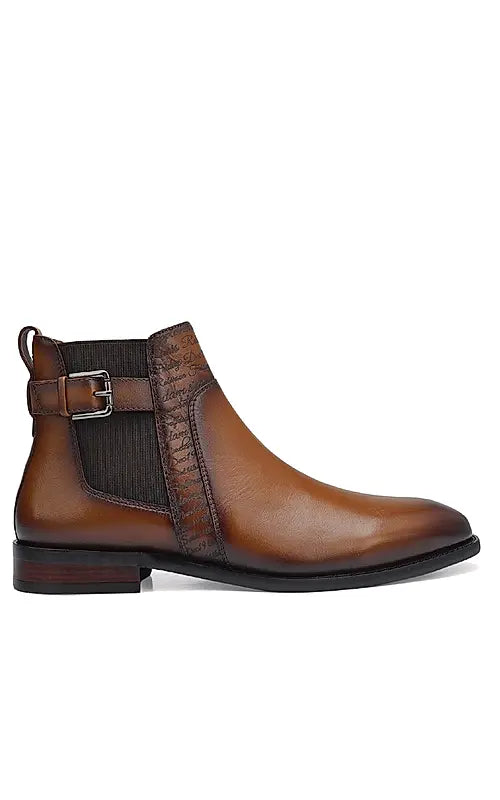 Tan Signato Leather Boots