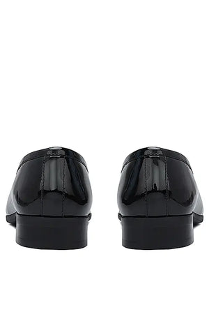 Black Patent Leather Loafers