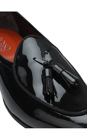 Black Patent Leather Loafers