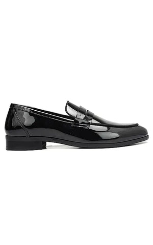 Black Patent Leather Loafers