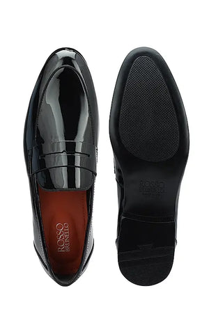 Black Patent Leather Loafers