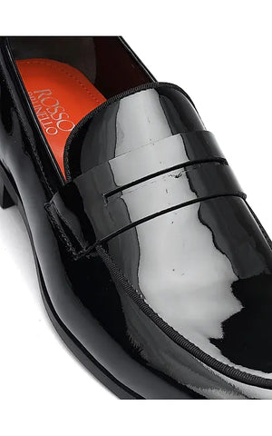 Black Patent Leather Loafers