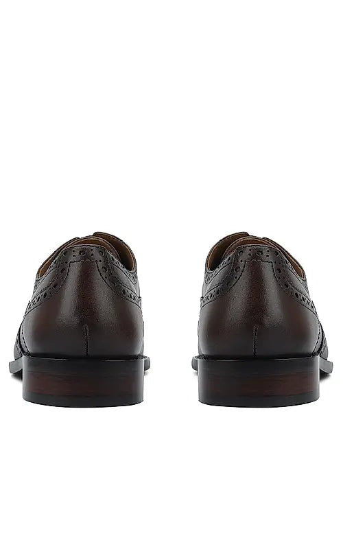 Brown Leather Brogue Lace Ups
