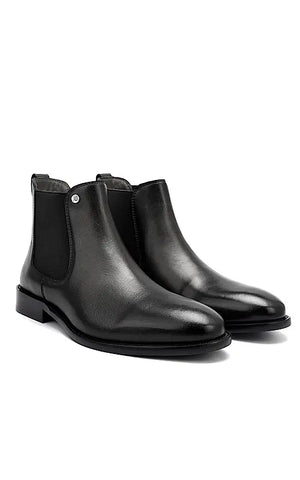 Black Leather Boots