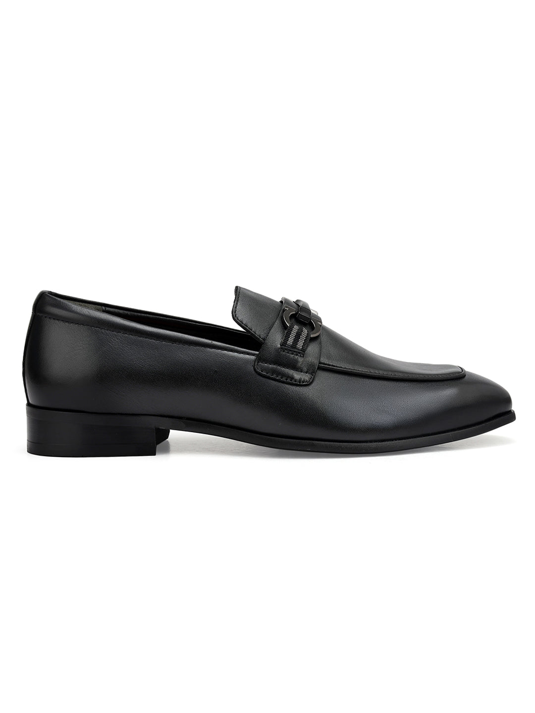 Black Loafers With Buckle