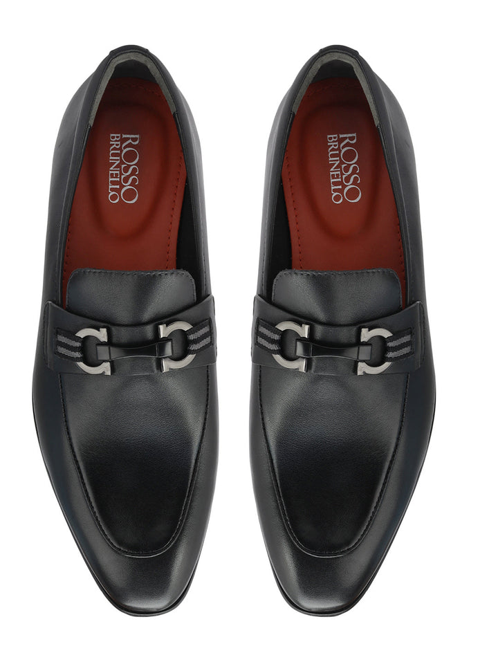 Black Loafers With Buckle