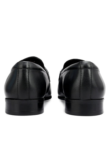Black Loafers With Buckle