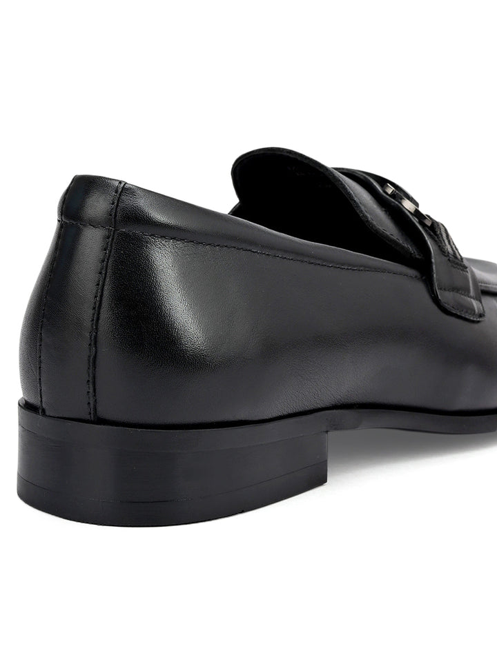 Black Loafers With Buckle