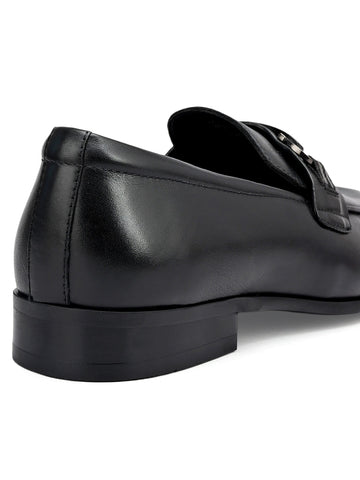Black Loafers With Buckle