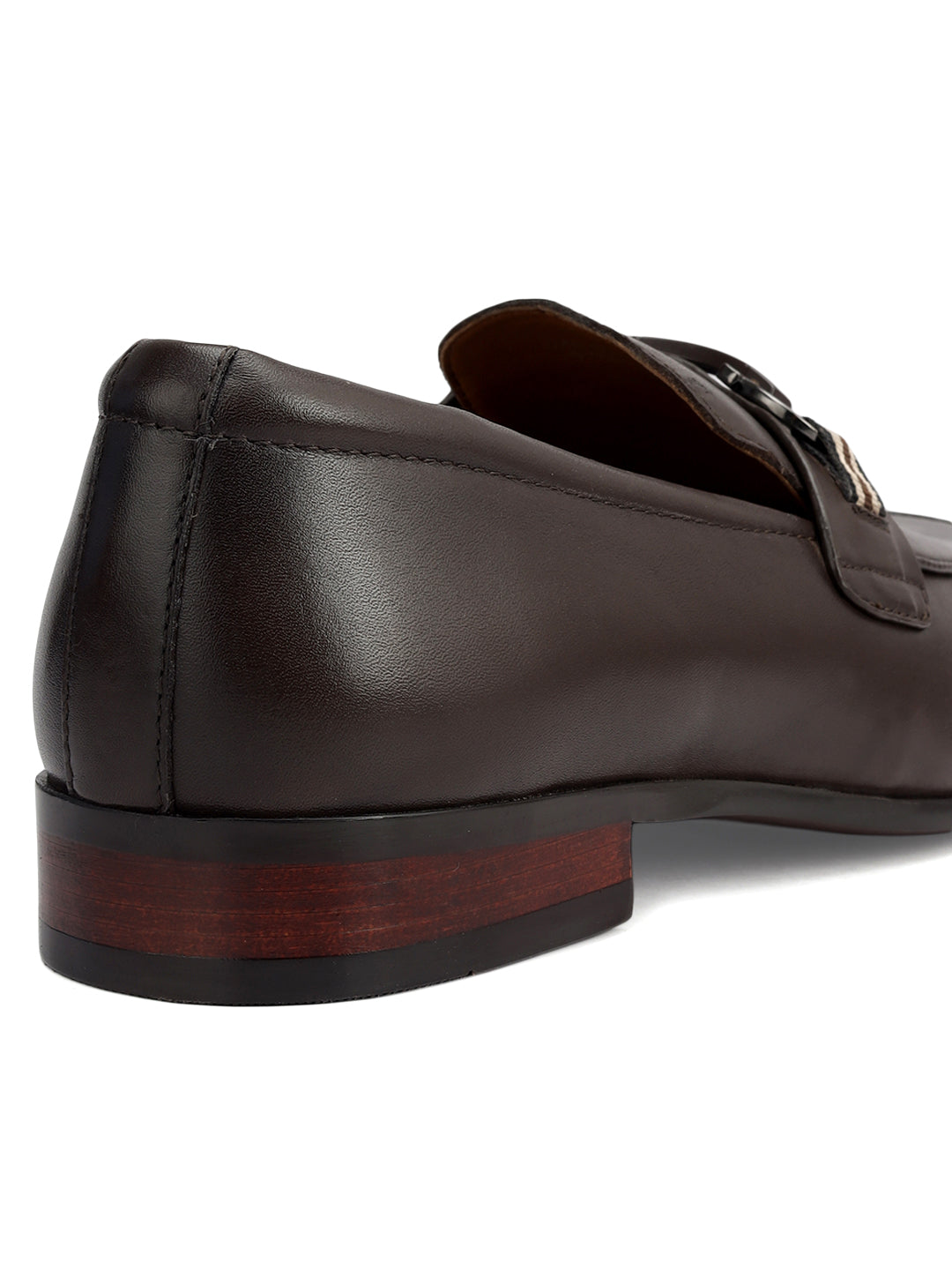 Brown Loafers With Buckle