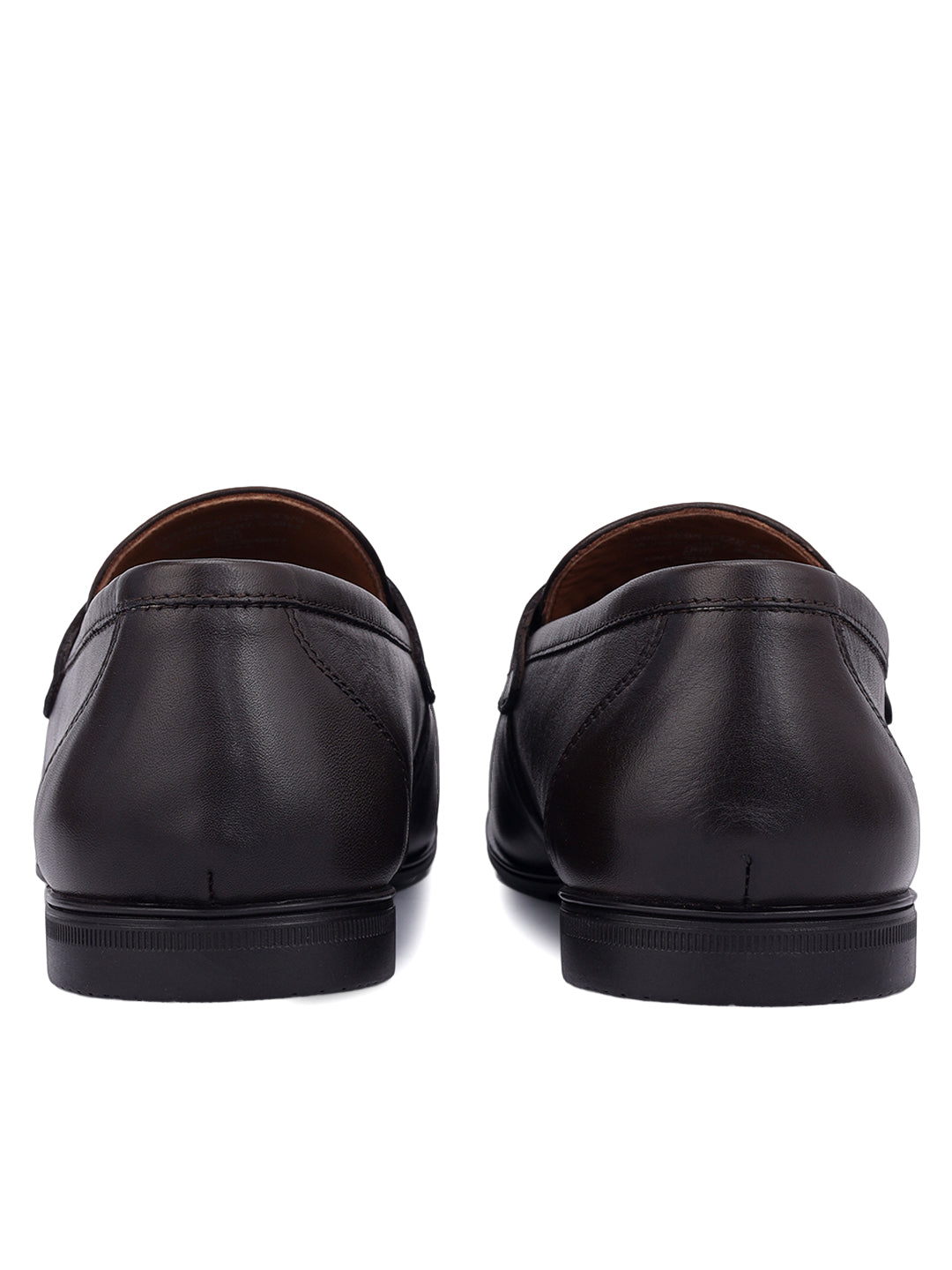 Brown Penny Strap Loafers