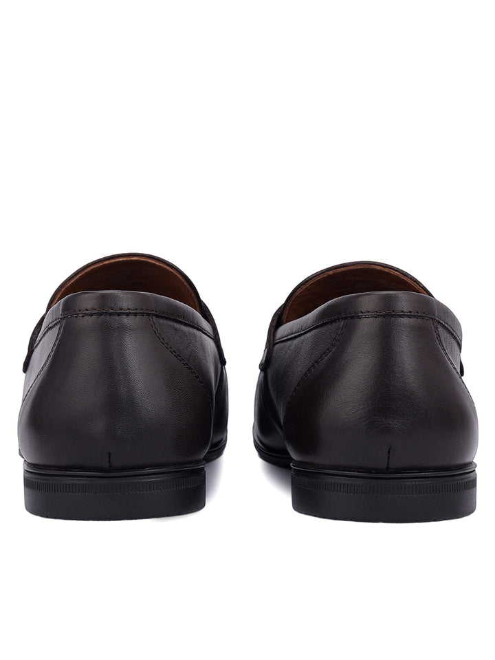 Brown Penny Strap Loafers