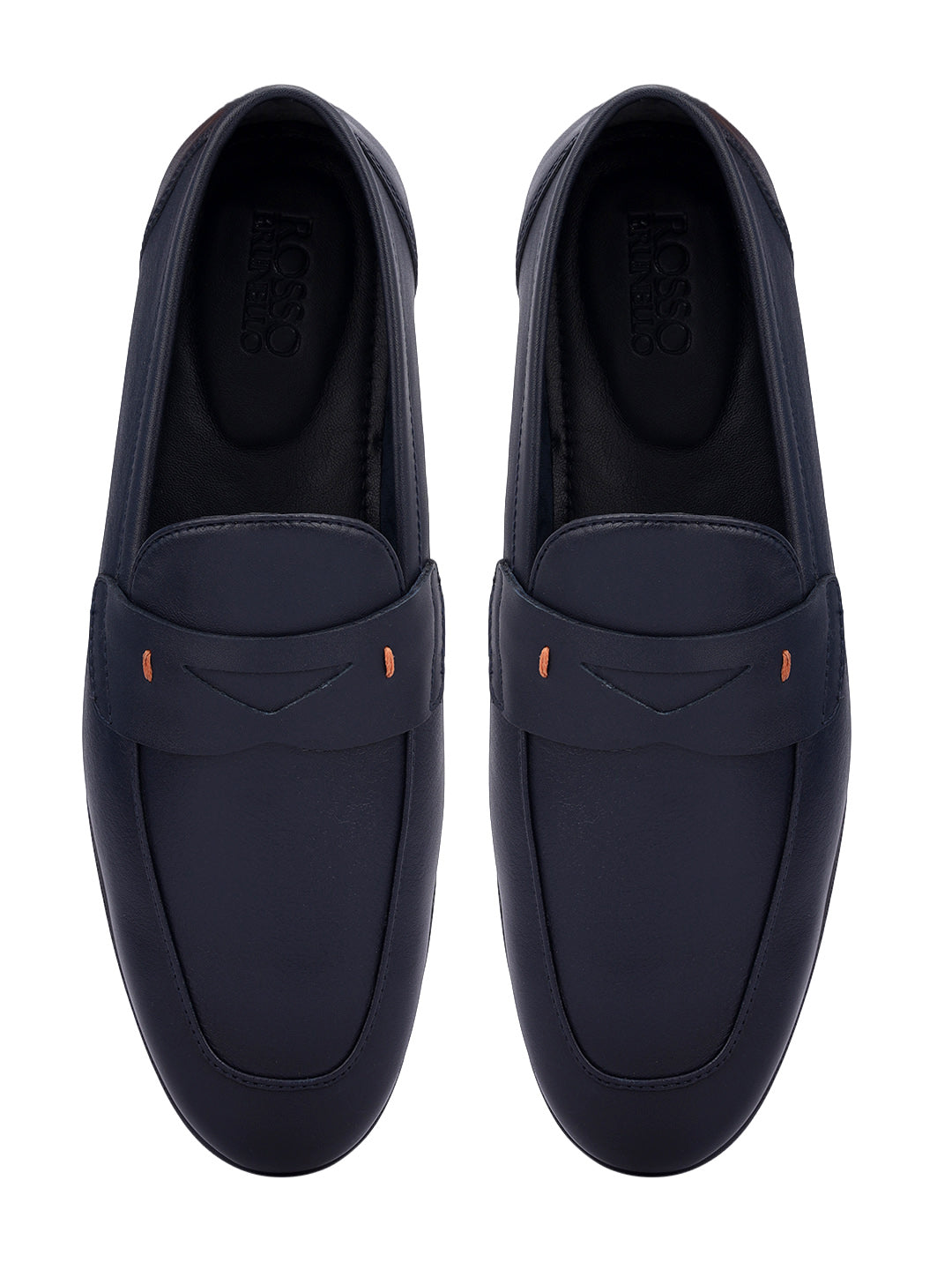 Blue Penny Strap Loafers