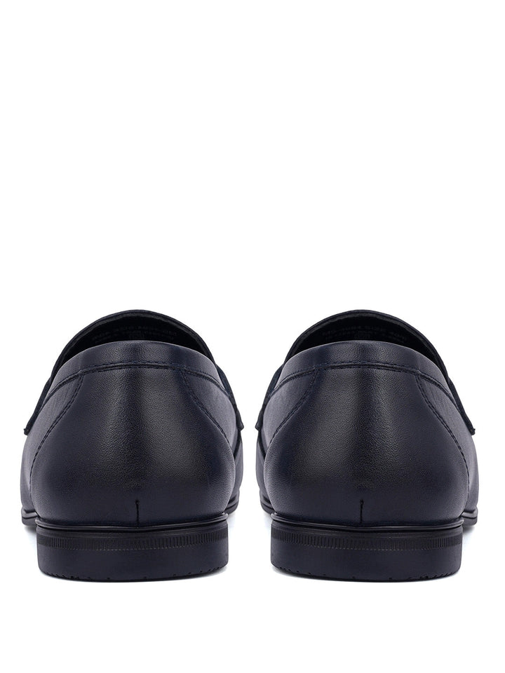 Blue Penny Strap Loafers