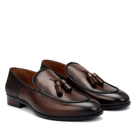 Brown Loafers With Tassels