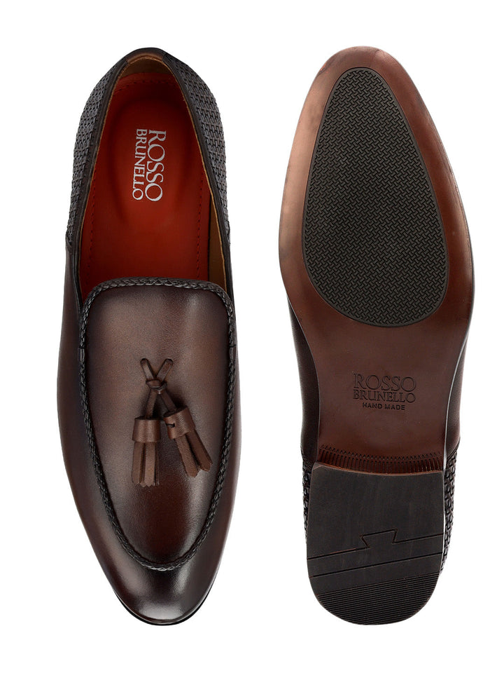 Brown Loafers With Tassels