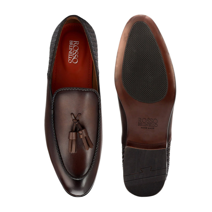 Brown Loafers With Tassels