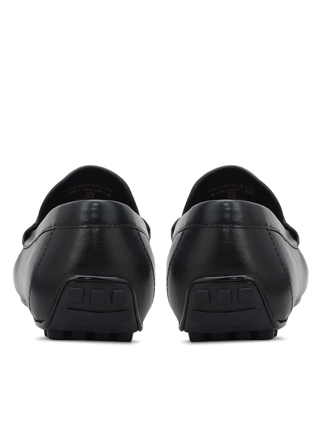 Blue Buckle Bar Moccasins