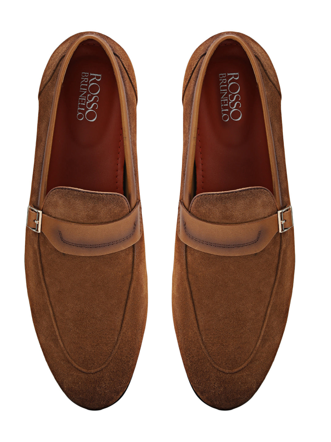 Brown Suede Leather Loafers