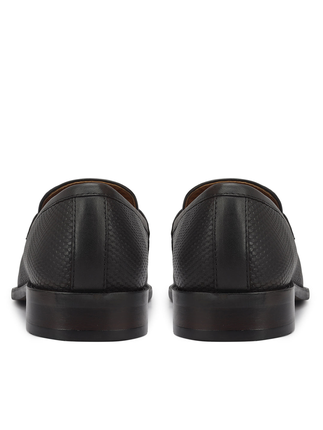 Brown Loafers With Logo Buckle