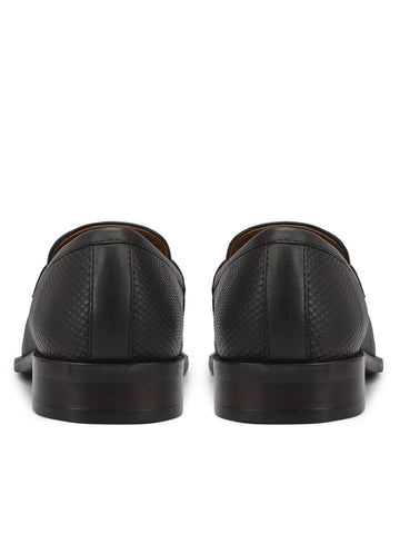 Brown Loafers With Logo Buckle