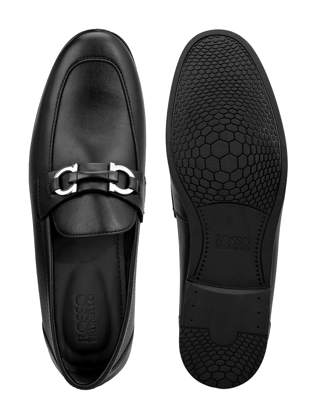 Black Loafers With Buckle