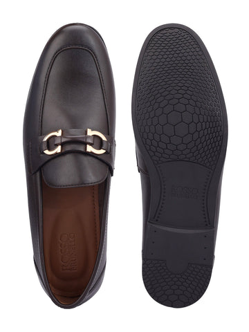 Brown Loafers With Buckle