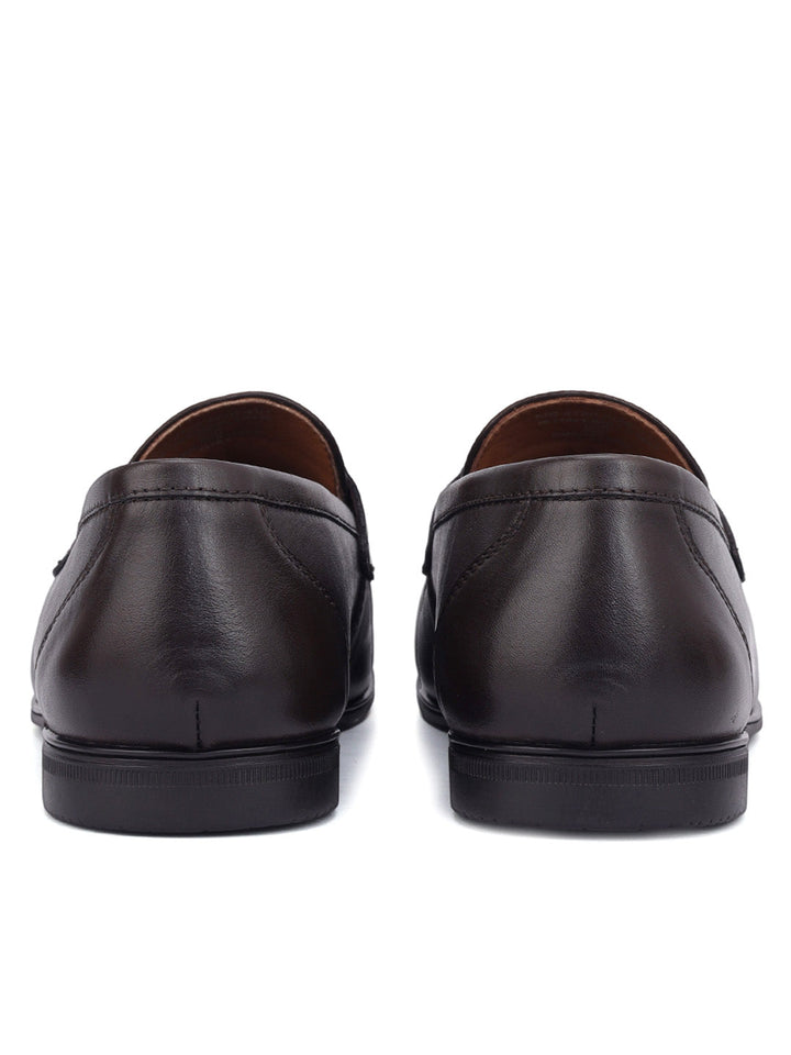 Brown Loafers With Buckle