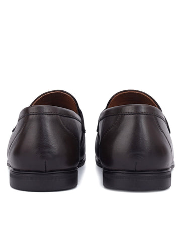 Brown Loafers With Buckle