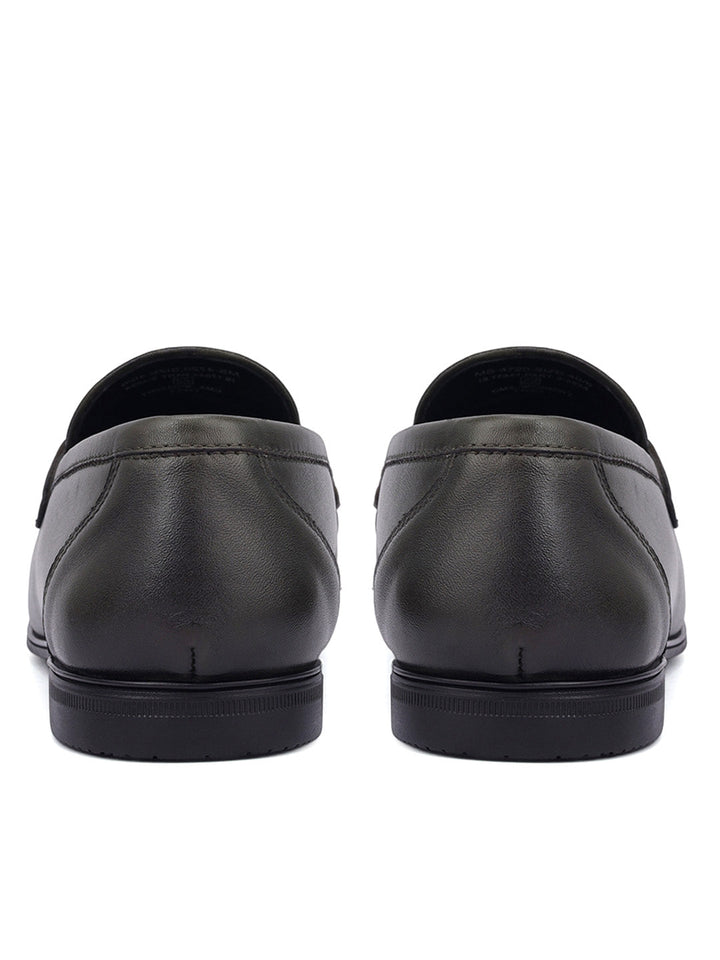 Green Loafers With Buckle