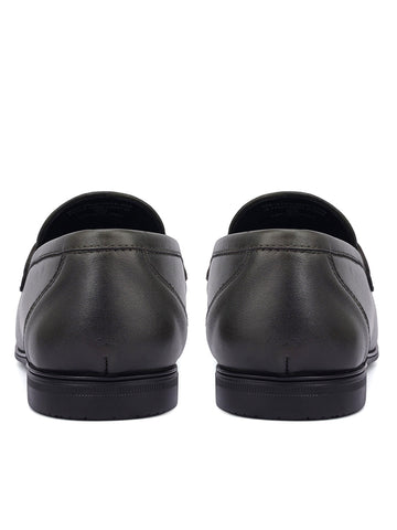 Green Loafers With Buckle