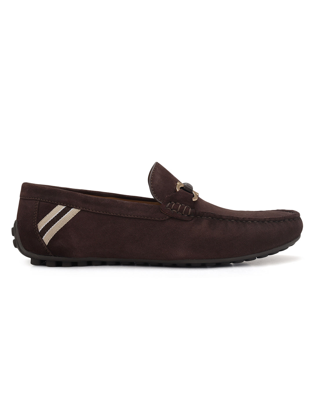 Brown Suede Leather Moccasins
