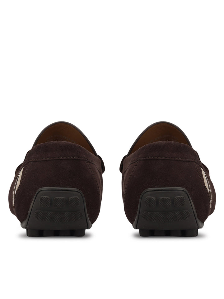 Brown Suede Leather Moccasins
