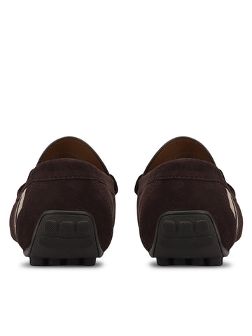 Brown Suede Leather Moccasins