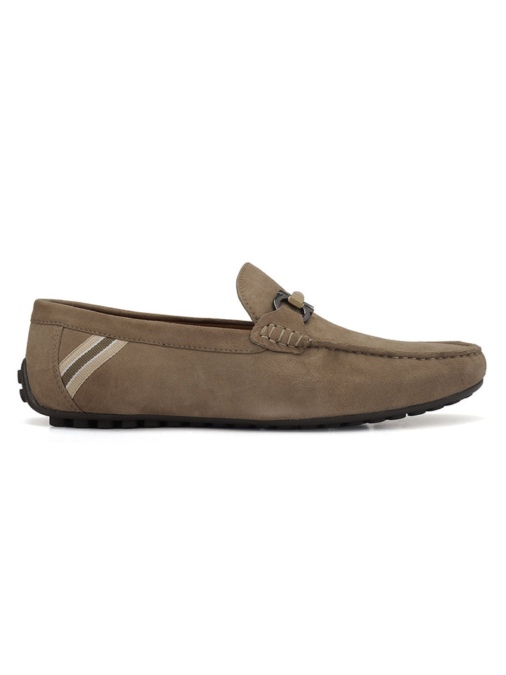 Brown Suede Leather Moccasins