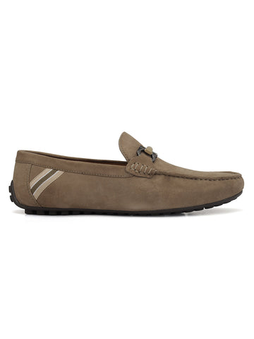 Brown Suede Leather Moccasins